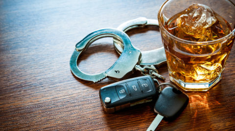 dui handcuffs driving alcohol